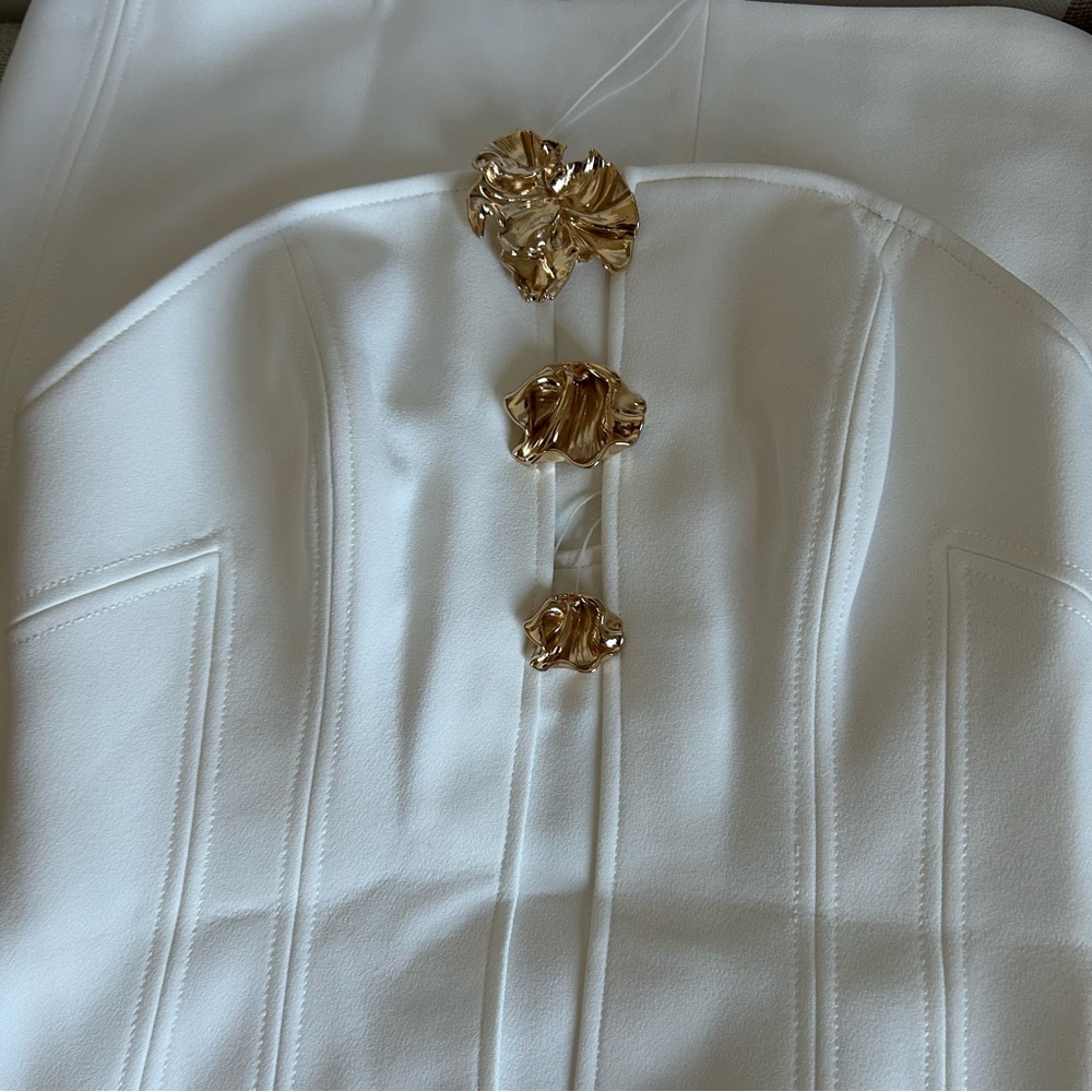 BEST Aclwe Hawick Maxi Dress AU10/US6 Ivory White Event Wedding Cocktail - Picture 6 of 10